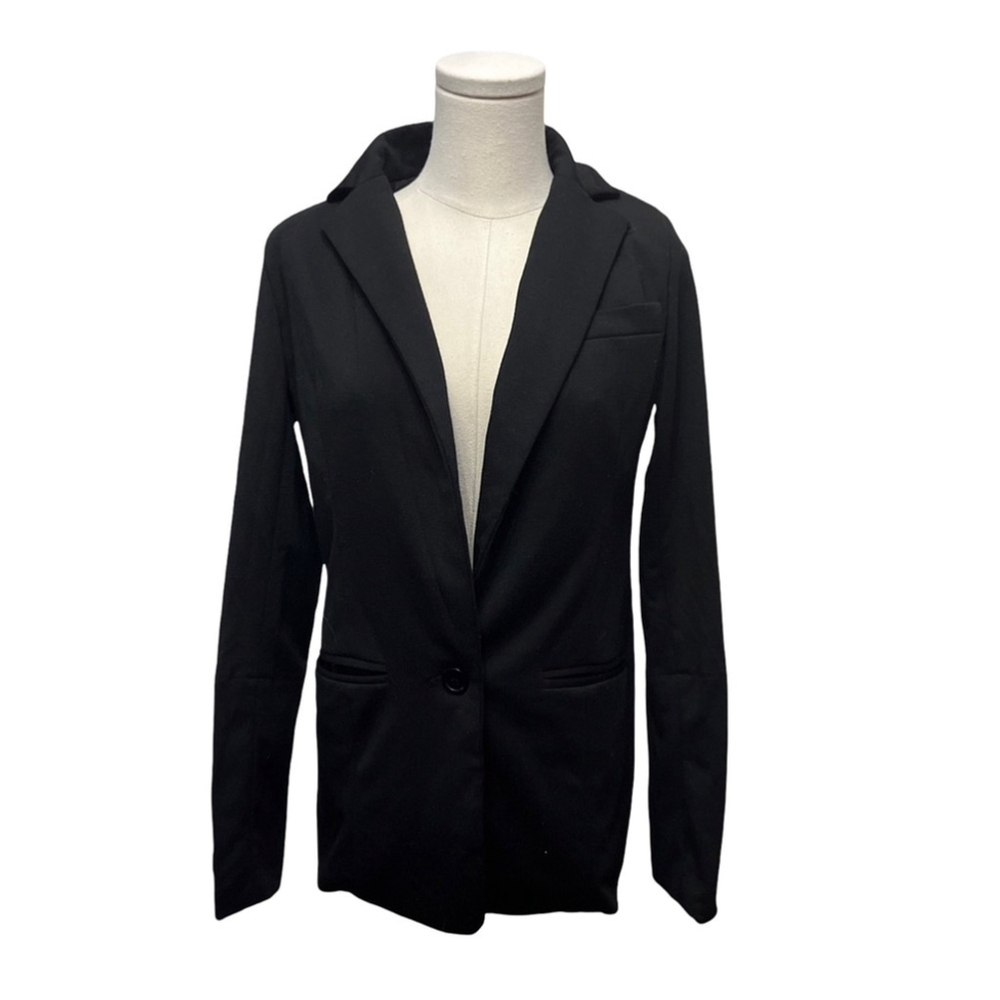 Costa Blanca Black single button blazer- size 2